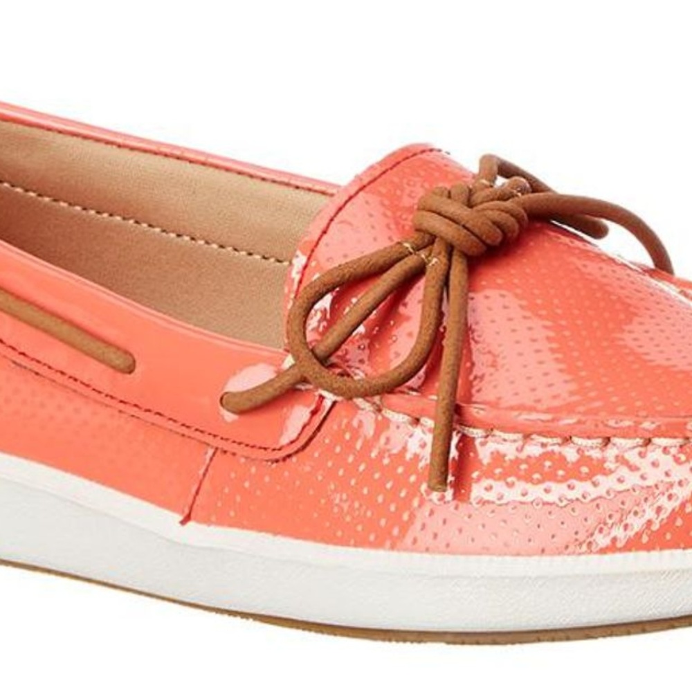 SPERRY TOP SIDER OASIS CANAL Coral Patent Leather - Picture 4 of 4